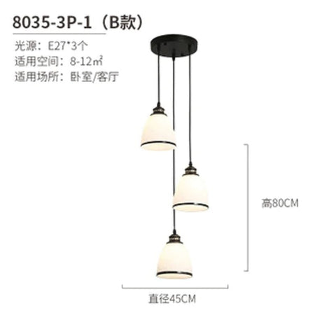 American Retro Ceiling Chandelier - Hans Lumiere