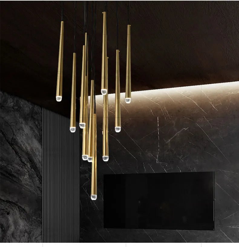 American Retro Crystal LED Chandelier - Hans Lumiere