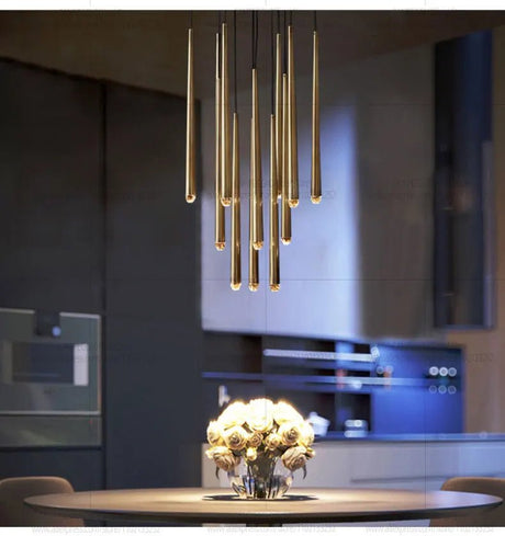 American Retro Crystal LED Chandelier - Hans Lumiere