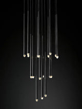 American Retro Crystal LED Chandelier - Hans Lumiere