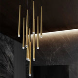 American Retro Crystal LED Chandelier - Hans Lumiere