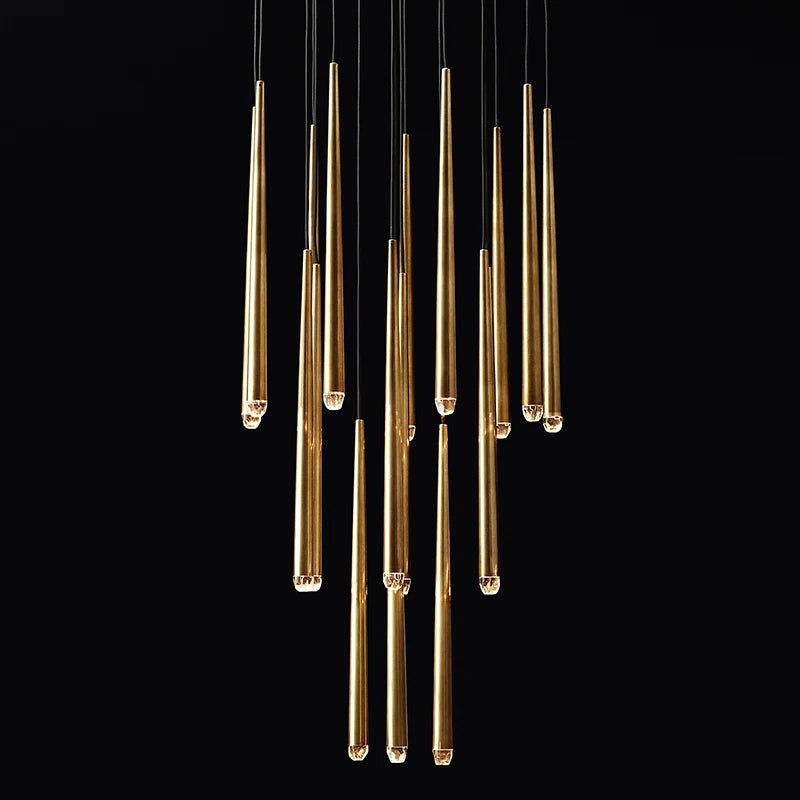 American Retro Crystal LED Chandelier - Hans Lumiere