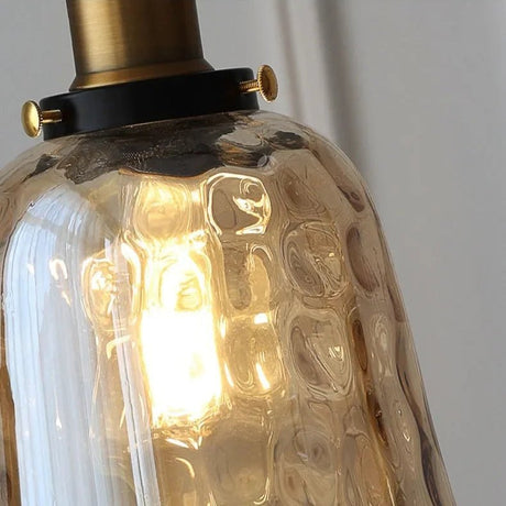 American Retro Industrial Style Glass Chandelier - Hans Lumiere