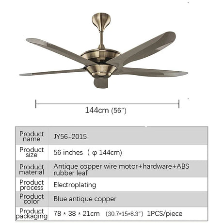 American Retro Without Lights Ceiling Fan - Hans Lumiere
