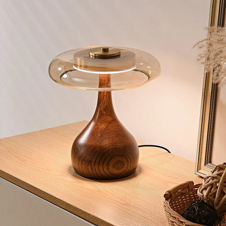 American Solid Wood All Copper Luxury Desk Lamp - Hans Lumiere