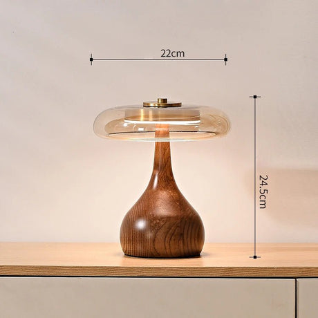 American Solid Wood All Copper Luxury Desk Lamp - Hans Lumiere