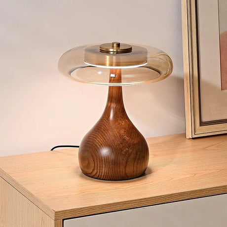 American Solid Wood All Copper Luxury Desk Lamp - Hans Lumiere