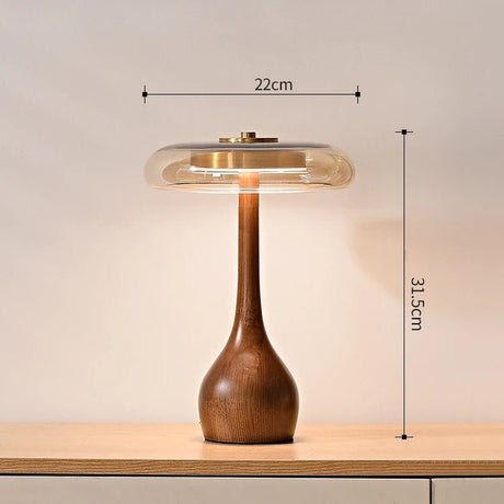 American Solid Wood All Copper Luxury Desk Lamp - Hans Lumiere