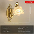 American-Style Copper and Glass LED Chandelier for Living Room and Dining Room - Hans Lumiere