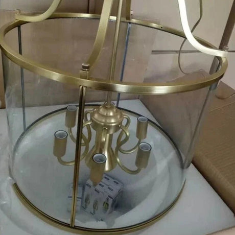 American Vintage Copper Chandelier - Hans Lumiere