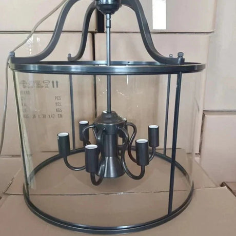 American Vintage Copper Chandelier - Hans Lumiere