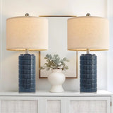 American Vintage Fabric Art Desk Lamp - Hans Lumiere