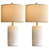 American Vintage Fabric Art Desk Lamp - Hans Lumiere