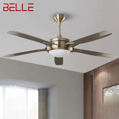 American Vintage LED Fan Light With Remote Electric - Hans Lumiere