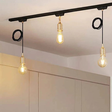 American Vintage Loft LED Track Rail Spotlight - Hans Lumiere