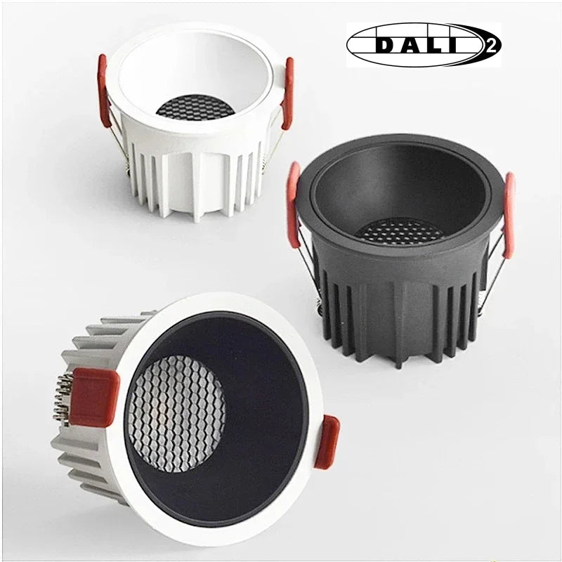 Anti Glare Embedded Dimmable Ceiling LED Downlight Spotlight - Hans Lumiere