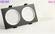 Anti-Glare Recessed LED Downlight - Dimmable COB Ceiling Spotlight (14W-24W) - Hans Lumiere