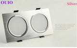 Anti-Glare Recessed LED Downlight - Dimmable COB Ceiling Spotlight (14W-24W) - Hans Lumiere