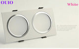 Anti-Glare Recessed LED Downlight - Dimmable COB Ceiling Spotlight (14W-24W) - Hans Lumiere