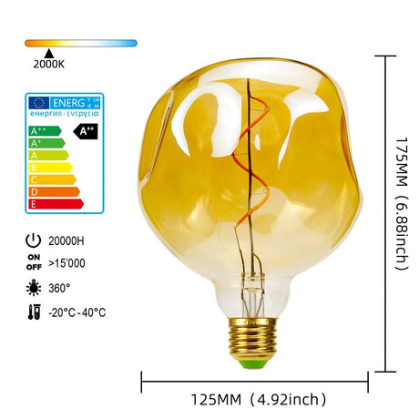 Antique Vintage LED Edison Bulb 4W Dimmable - Hans Lumiere