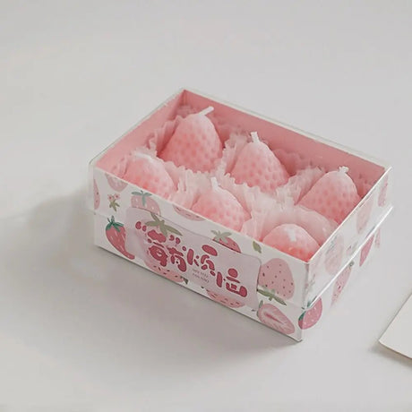 Aromatherapy Soy Wax Strawberry Candles - Hans Lumiere