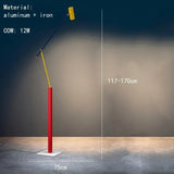 Art Deco Long-Arm LED Floor Lamp — Chrome Finish - Hans Lumiere
