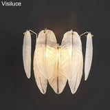 Artistic White Goose Bedside Luster - Hans Lumiere