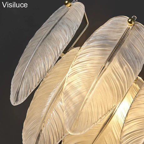 Artistic White Goose Bedside Luster - Hans Lumiere