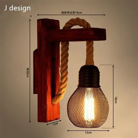 Artpad American LOFT Industrial Retro Wall Lamp - Hans Lumiere