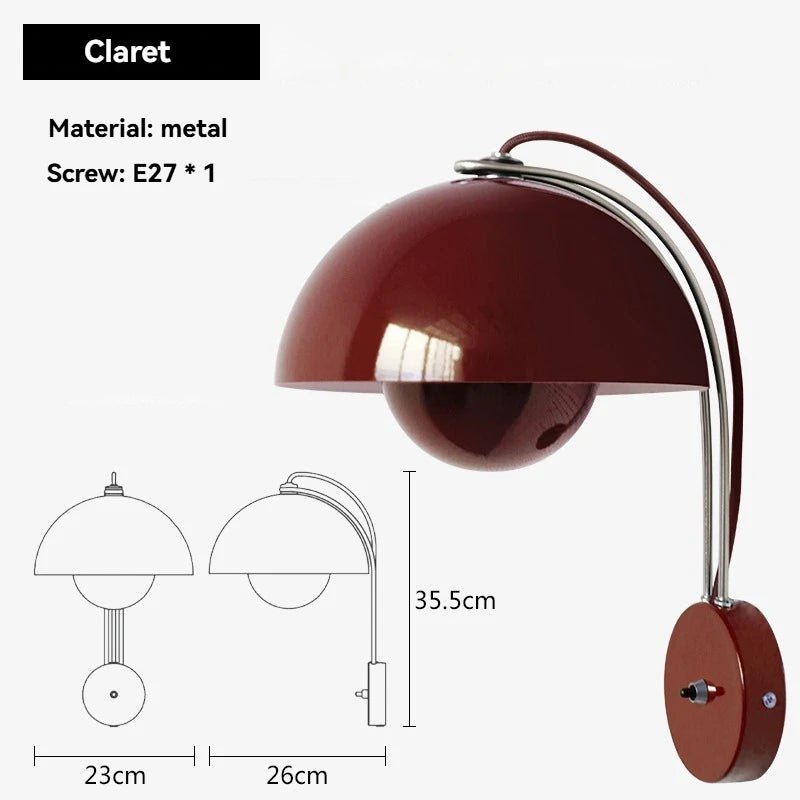 Artpad Bud Wall Light Bedside Lamp - Hans Lumiere