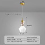 Astronaut Cartoon Moon Children's Room Decorative Lamp - Hans Lumiere