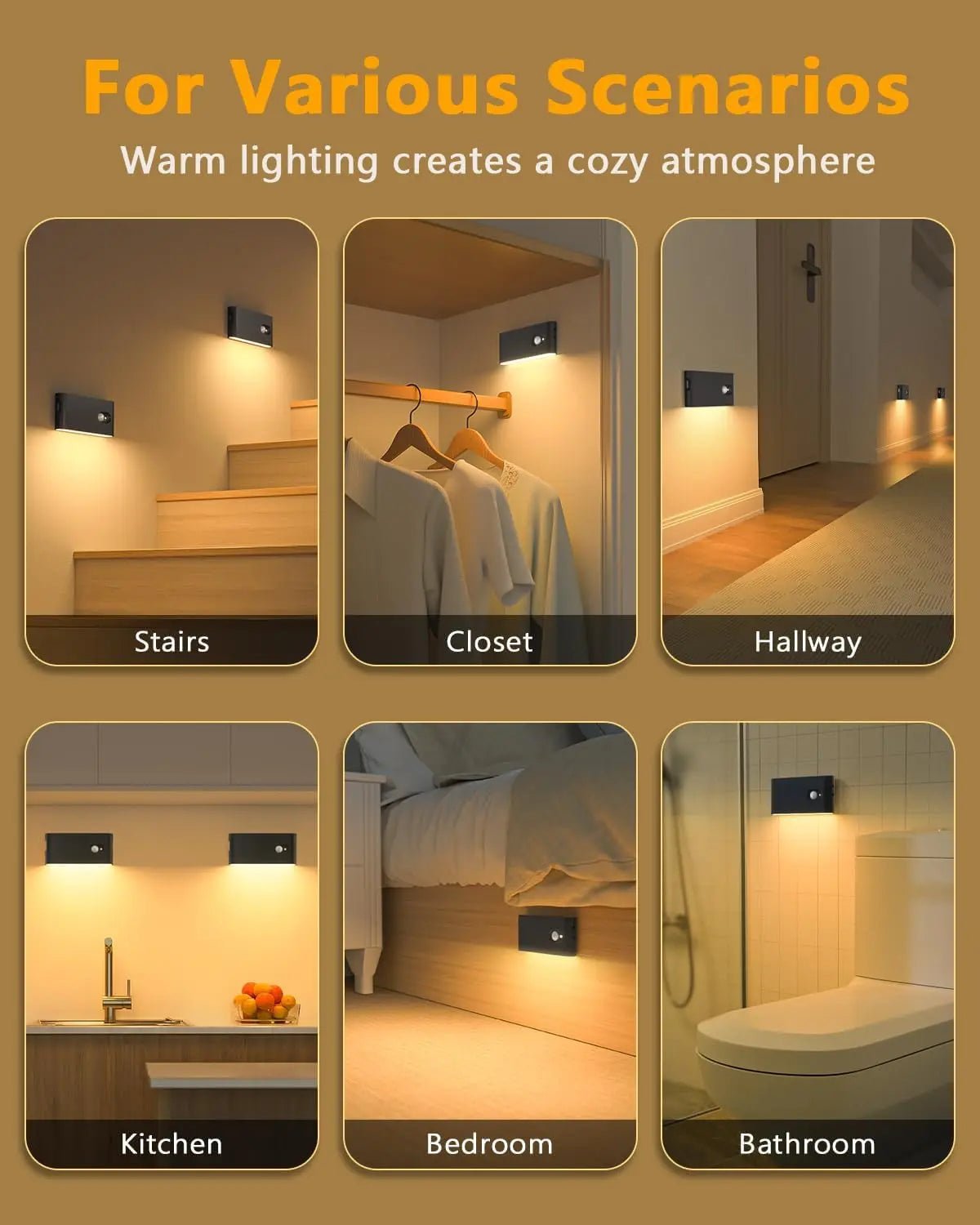 Auto On/Off Lighting With PIR Motion Sensor - Hans Lumiere