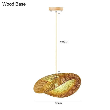 Bamboo Hand Weaving Pendant Light - Hans Lumiere