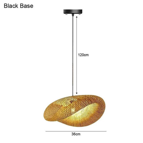 Bamboo Hand Weaving Pendant Light - Hans Lumiere