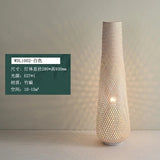 Bamboo Woven Floor Lamp - Hans Lumiere