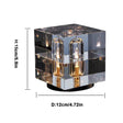 Bar Bedside Luxury Square Crystal Table Lamp - Hans Lumiere