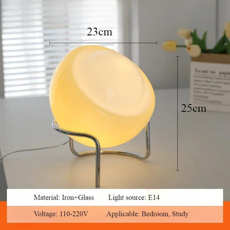 Bauhaus Medieval Indoor Glass LED Table Lamp - Hans Lumiere