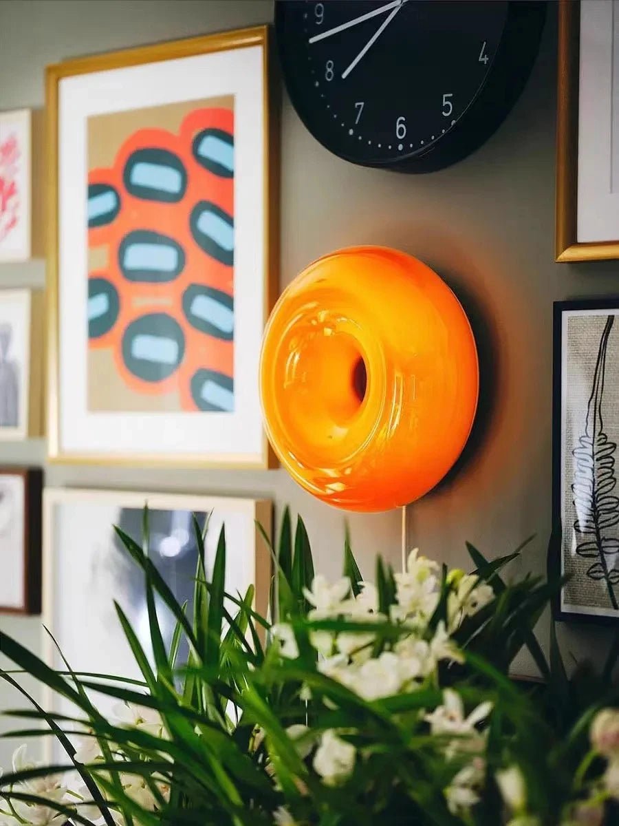 Bauhaus Retro Donut Wall Lamp - Hans Lumiere