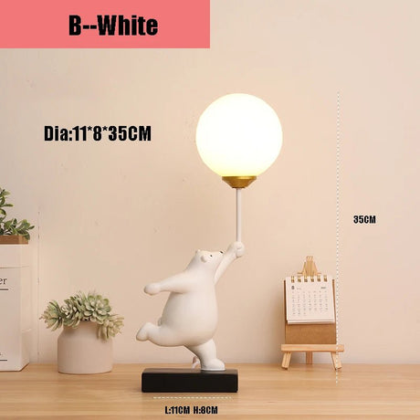 Bedside Illumination Cartoon Bear Table Lamp - Hans Lumiere