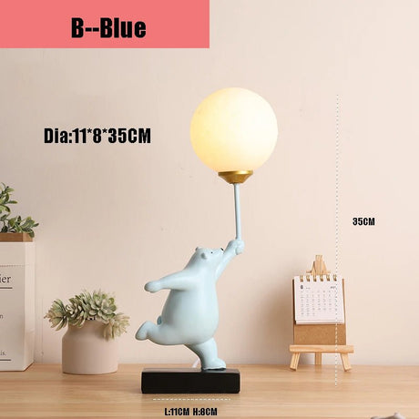 Bedside Illumination Cartoon Bear Table Lamp - Hans Lumiere