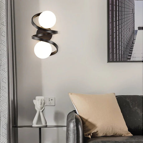 Black Copper Indoor LED Wall Light - Hans Lumiere