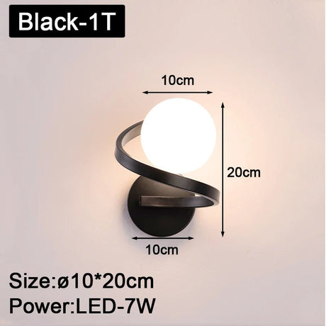 Black Copper Indoor LED Wall Light - Hans Lumiere