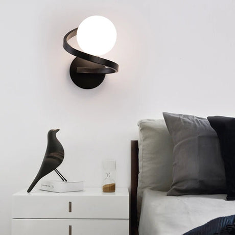 Black Copper Indoor LED Wall Light - Hans Lumiere