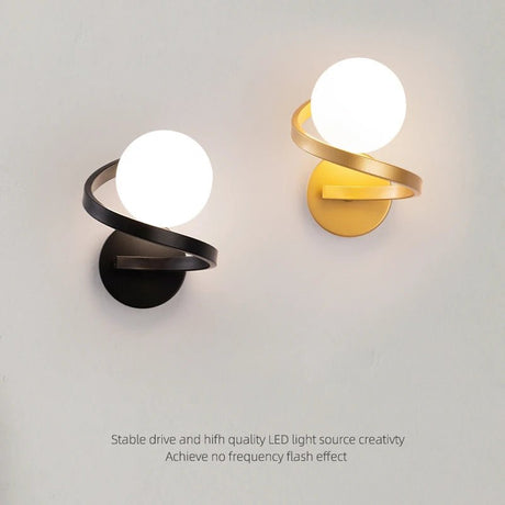 Black Copper Indoor LED Wall Light - Hans Lumiere