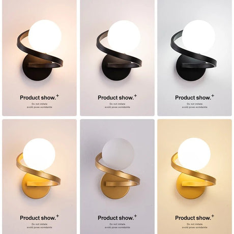 Black Copper Indoor LED Wall Light - Hans Lumiere