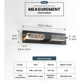 Black Dimmable LED Wall Sconce Light - Hans Lumiere