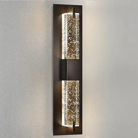 Black Dimmable LED Wall Sconce Light - Hans Lumiere