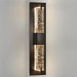 Black Dimmable LED Wall Sconce Light - Hans Lumiere