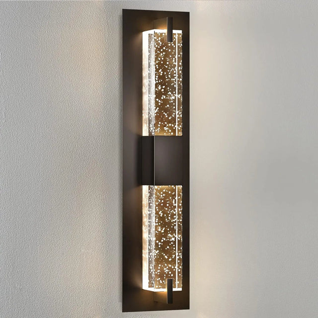 Black Dimmable LED Wall Sconce Light - Hans Lumiere