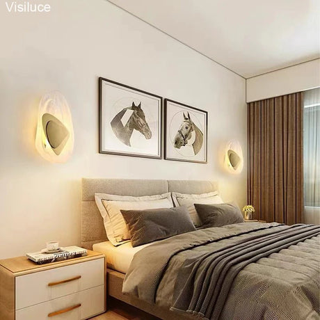 Black Gold Luxury Modern Crystal LED Wall Lamp - Hans Lumiere